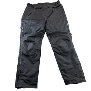 Sedici F16 Motorcycle Pants 38 Black Sport Touring Air Control System Knee Pad